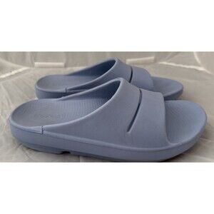 OOFOS OOahh Recovery Slide Purple Sandal Women's Size 7